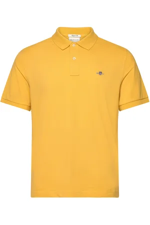 GANT Reg Shield Ss Pique Polo Yellow