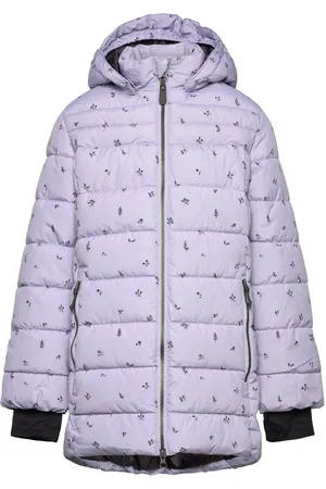 Color Kids Jacket - Quilt - Long - Aop Purple