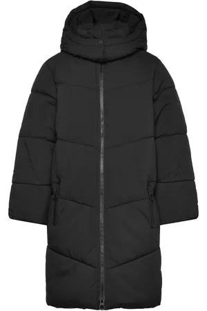 TOM TAILOR Long Puffer Jacket Black