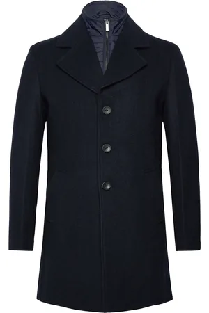 Bruun & Stengade Bs Portmore Slim Fit Coat Navy