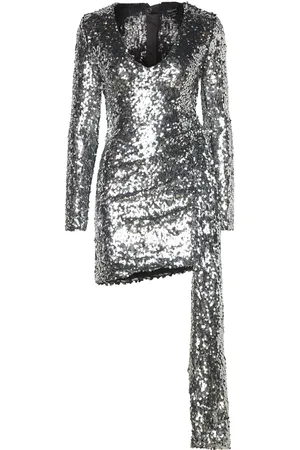 Bardot Ayanna Sequin Mini Dress Silver