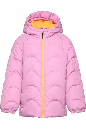 Color Kids Jacket W. Hood - Quilt Pink