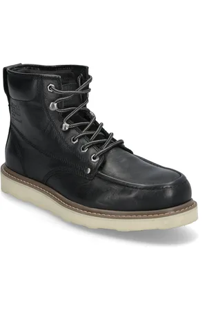 JACK & JONES Jfwaldgate Moc Leather Boot Sn Jack & J S Black