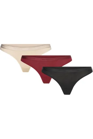 Calvin Klein Thong 3Pk Black