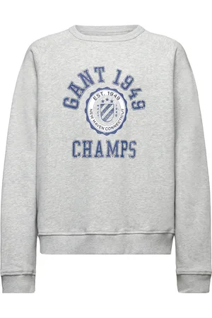 GANT 1949 Raglan C-Neck Grey