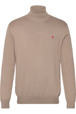 Scotch&Soda Turtleneck Viscose Sweater Beige