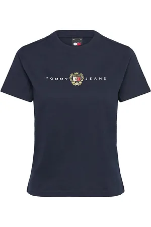 Tommy Hilfiger Tjw Reg Crest Linear Tee Ext Navy