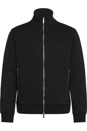 Michael Kors Dressy Full Zip Mock Black