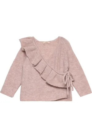 Fliink Star Ruffle Cardigan Pink