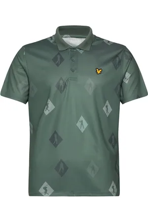 Lyle & Scott Polka Diamond Polo Shirt Green