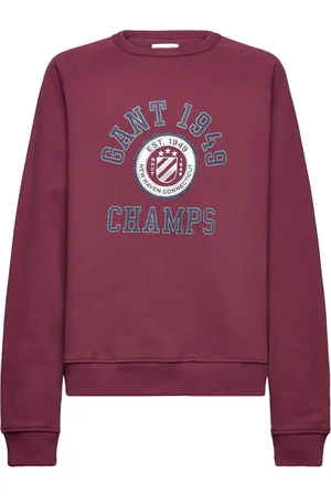 GANT 1949 Raglan C-Neck Red