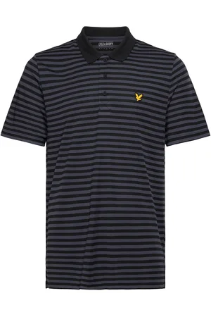 Lyle & Scott Golf Broad Stripe Polo Shirt Navy