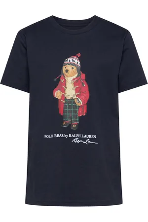 Ralph Lauren Polo Bear Cotton Jersey Tee Navy