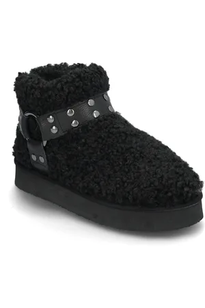 Bianco Varm Flatform Ankle Boot #Su Black