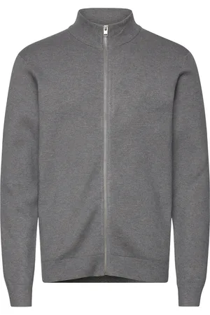Lindbergh Ecovero Zip Cardigan Grey