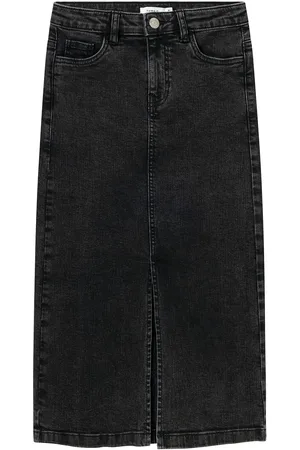 NAME IT Nkfkylie Maxi Dnm Skirt 8507-Md O Grey