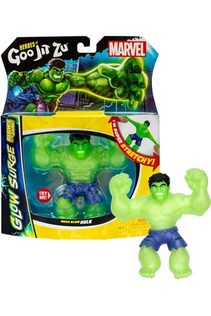 Goo Jit Zu Marvel Glow Surge Hulk Patterned