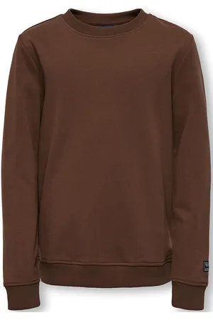 ONLY Kobmontgomery L/S Print Swt Brown