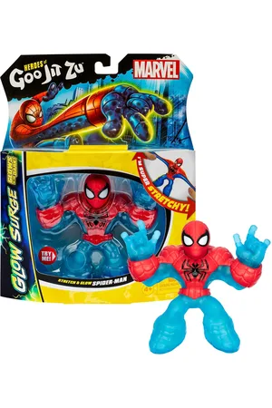 Goo Jit Zu Marvel Glow Surge Spiderman Patterned