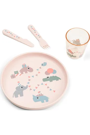 Done by Deer Foodie Dinner Set Celebration Powder D By Deer Pink