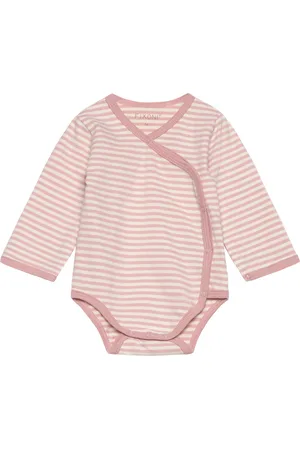 FIXONI Wrap Body Ls Y/D Stripe Pink