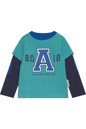 Geggamoja L.s T-Shirt D.tuq Blue