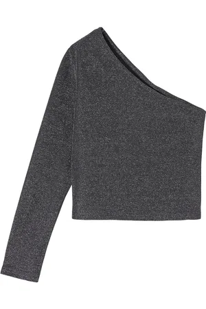 LMTD Nlfruina Sl Crop Top Grey