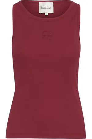 My Essential Wardrobe Mandymw Top Burgundy