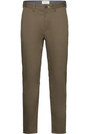 GANT Tapered Twill Chinos Khaki