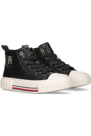 Tommy Hilfiger High-Top Lace Up Sneaker Black