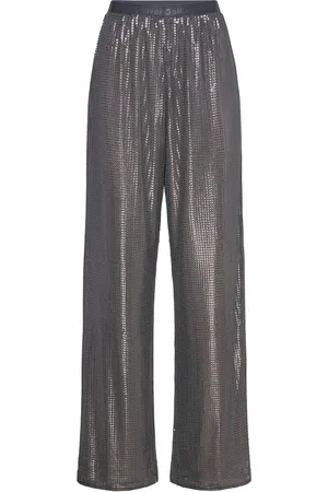 Ahlvar Gallery Ayla Sequin Trousers Grey