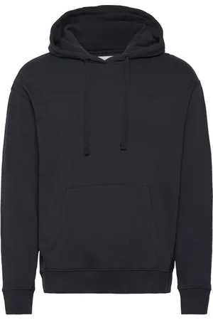 GANT Logo Hoodie Black