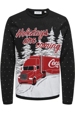 Only & Sons Onsxmas Reg 5 Cola Crew Knit Cs Navy