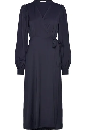 BUBBLEROOM True Wrap Dress Navy