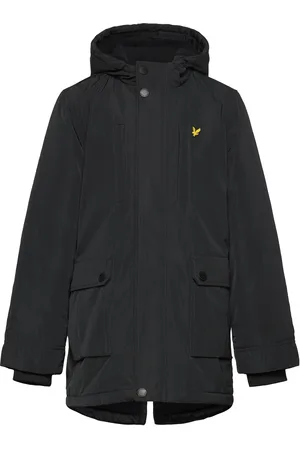 Lyle & Scott Fleece Lined Padded Coat Black