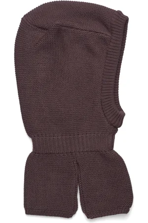 Color Kids Balaclava - Wool W. Windstop Purple