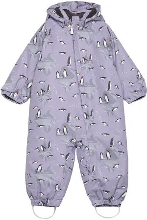 Color Kids Coverall - Aop Purple