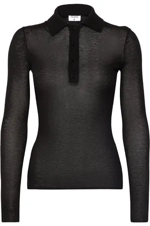 Filippa K Knit Polo Sweater Black