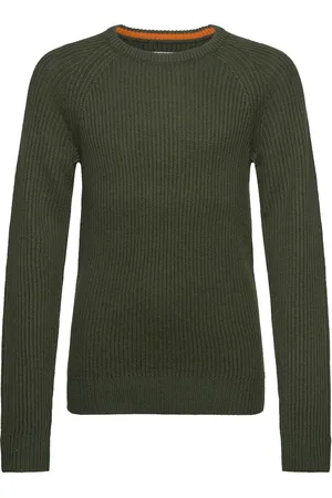 JACK & JONES Jjpannel Knit Crew Neck Aw24 Jnr Jack & J S Green