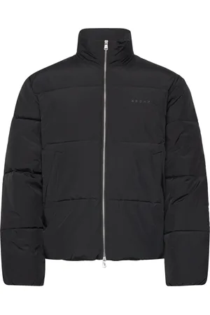 Edwin Puffer Jacket-Black Black
