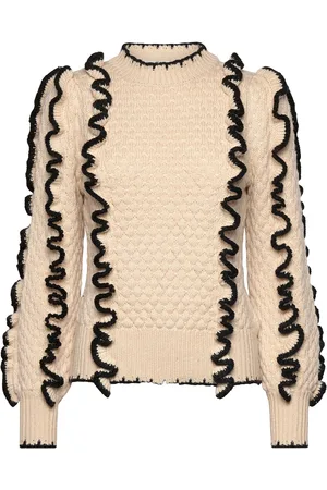 Object Objyaa L/S Knit Pullover Rep Cream