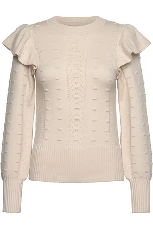 Object Objjulia Knit L/S Re Pullover 134 Cream