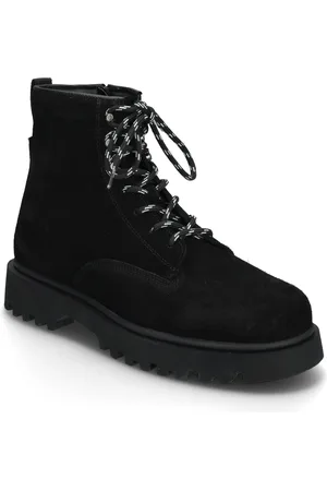 Bianco Biapatrick Hiking Boot Oily Suede Black