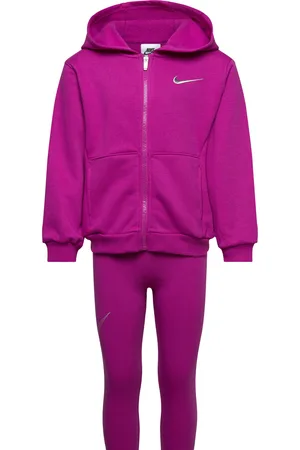 Nike Shine Hoodie And Leggings Set Purple