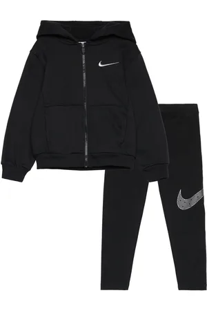 Nike Shine Hoodie And Leggings Set Black