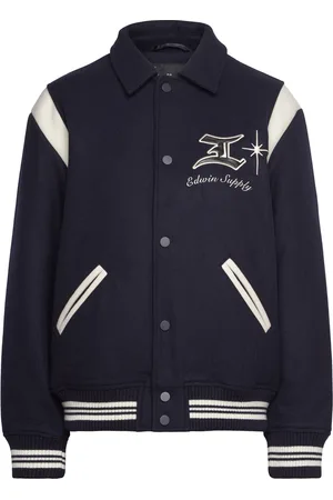 Edwin Campus Jacket-Sky Captain Black