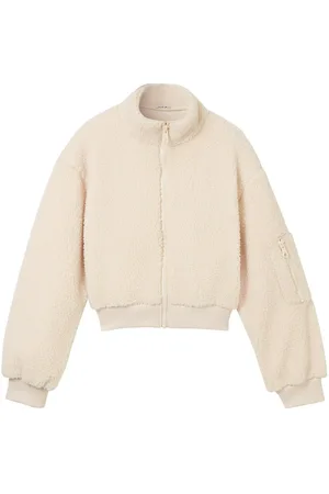 TOM TAILOR Cozy Teddy Sweat Jacket Cream