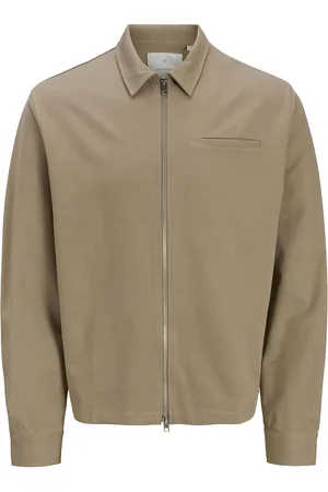 JACK & JONES Jprblaezra Overshirt Styd Aw24 Jack & J S Beige