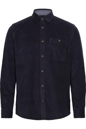 TOM TAILOR Stretch Corduroy Shirt Navy