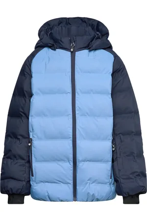 Color Kids Ski Jacket - Quilt - Contrast Blue